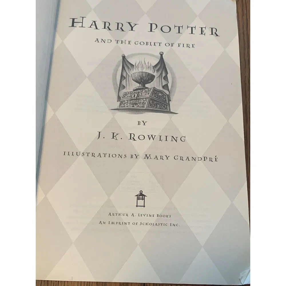 Harry Potter and the‎ Goblet of Fire by J. K. Rowling (1st American Edition)